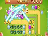 保卫萝卜3游乐场第56关金萝卜图文攻略全解析