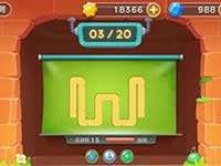 保卫萝卜3游乐场爬梯模式第3关通关攻略