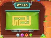 保卫萝卜3游乐场爬梯模式第7关通关攻略