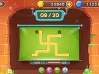 保卫萝卜3游乐场爬梯模式第9关通关攻略