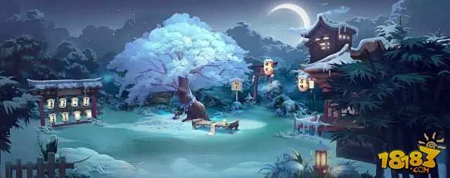 人人都有 阴阳师雪月华庭主题的庭院皮肤 181阴阳师专区