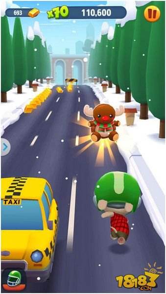 《汤姆猫跑酷》圣诞“福利”特辑 没礼还有理了