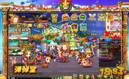 弹弹堂手游甜蜜圣诞活动开启 玩转平安夜