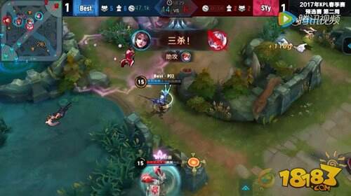 不知火舞豪取4杀 KPL元旦预选赛赛况战报