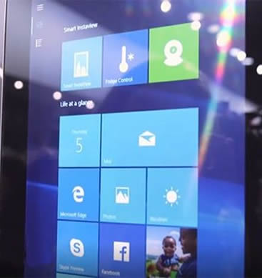 29吋巨屏LG Win10智能冰箱现场体验 好贴心