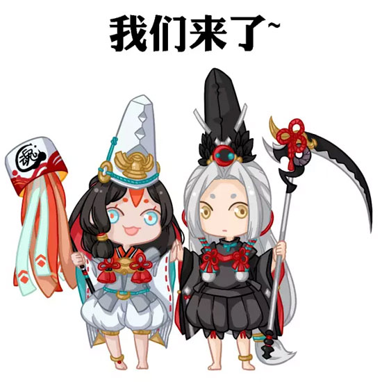 阴阳师SR新式神图鉴：白童子和黑童子