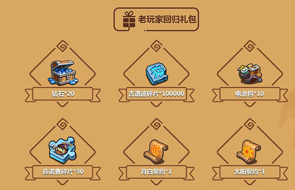 不思议迷宫老玩家回归有惊喜 多重福利等你领