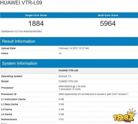 华为P10新旗舰现身跑分：麒麟960性能赞