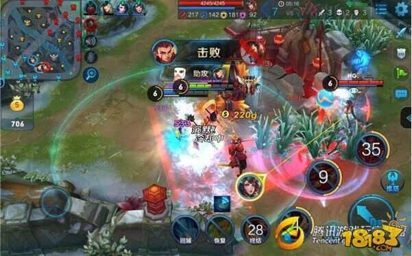 突破常理的存在 王者荣耀哪吒全图支援入阵束敌