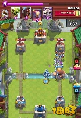 皇室战争巨人卡组 快攻坦克毒巨矿工流