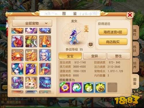 梦幻西游手游55到65级高性价比宠物推荐