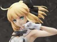 FGO阿尔托利亚Lily手办 白礼服黑丝超有范