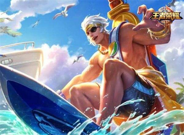 夏侯惇乘风破浪皮肤曝光 王者荣耀新版将登场