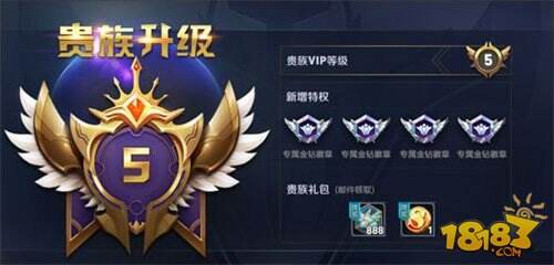 王者荣耀充值后为什么没有贵族等级