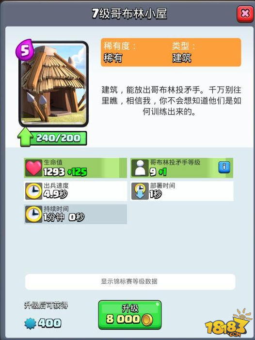 持续的人海消耗 皇室战争哥布林小屋玩法指南