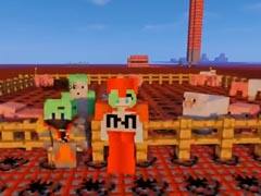 我的世界小橙子姐姐解说：tnt大陆8