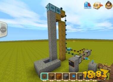 迷你世界自制上下双程滑块电梯