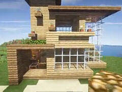 无敌海景 我的世界海滨别墅教程分享