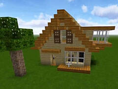 建筑教学 我的世界双层别墅教程分享