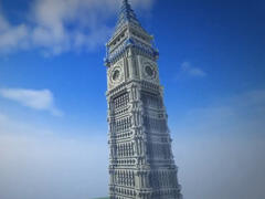 鬼影我的世界建筑展示：还原英国大本钟