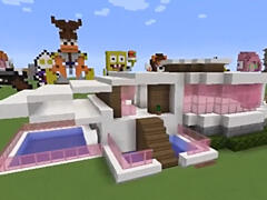 我的世界老旅建筑教学：玻璃别墅