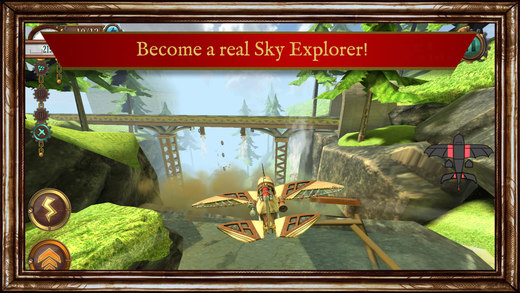 玩法创新飞行类游戏 《天空冒险家》上架IOS