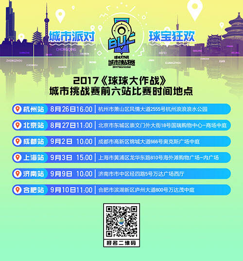 寻找最强路人王《球球大作战》城市挑战赛开启报名 