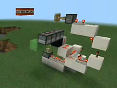 梦轩红石创意学堂 红石齐发大炮