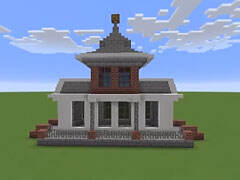 老旅了不起的我的世界 四合院石狮子