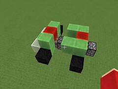 老旅红石脑洞世界 教你做红石汽车