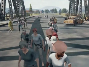 100人在大桥用拳头火拼 突然一辆吉普出现了！