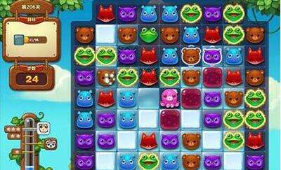 开心消消乐206关到210关高分攻略