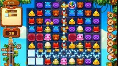 开心消消乐206关到210关高分攻略