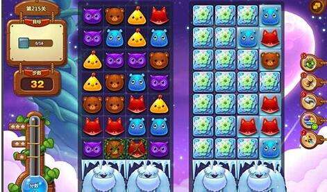 开心消消乐211到215关高分攻略