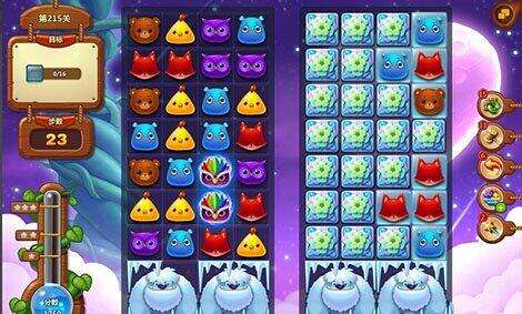 开心消消乐211到215关高分攻略