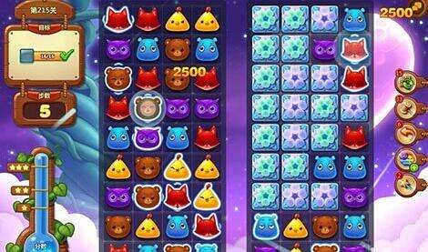 开心消消乐211到215关高分攻略