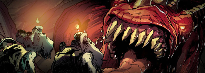 炉石狗头人与地下世界漫画——天塌地陷