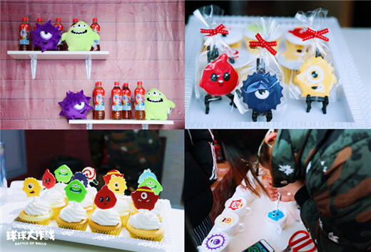 球球大作战联合统一冰红茶 巨型冰雕快闪店圣诞登场