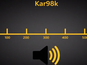 《绝地求生大逃杀》Kar98K不同距离枪声的变化状态