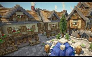 我的世界 LOH工作室 地圖存檔 好大的小鎮