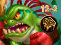 墨泽炉石竞技场 蛮鱼图腾异变嗜血萨12胜