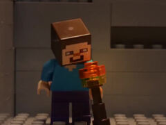 我的世界乐高生存日记02：遭遇僵尸与小白