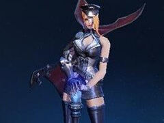 <b>米莱狄288皮肤效果 黑色皮衣御姐范</b>