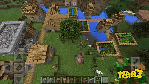 我的世界出生建家之全地形分析 村庄简直太舒服