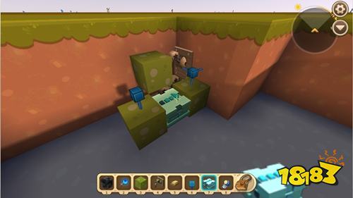 迷你世界推拉机械臂隐藏地下室教程