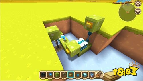 迷你世界推拉机械臂隐藏地下室教程