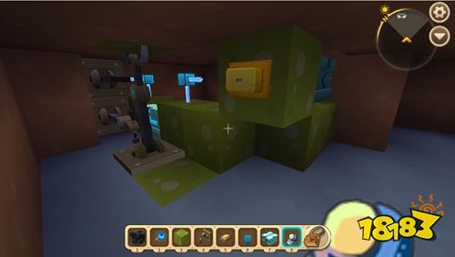 迷你世界推拉机械臂隐藏地下室教程