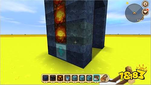 迷你世界水帘洞滑动门怎么做 水帘洞滑动门教程