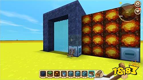 迷你世界水帘洞滑动门怎么做 水帘洞滑动门教程