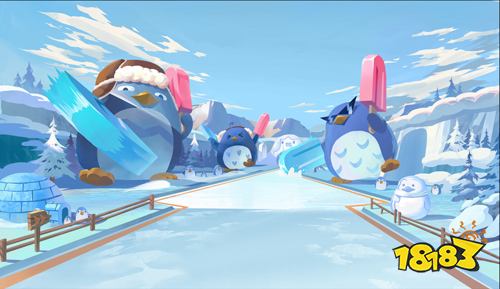 qq飞车手游冰雪企鹅岛赛道攻略 企鹅岛怎么跑